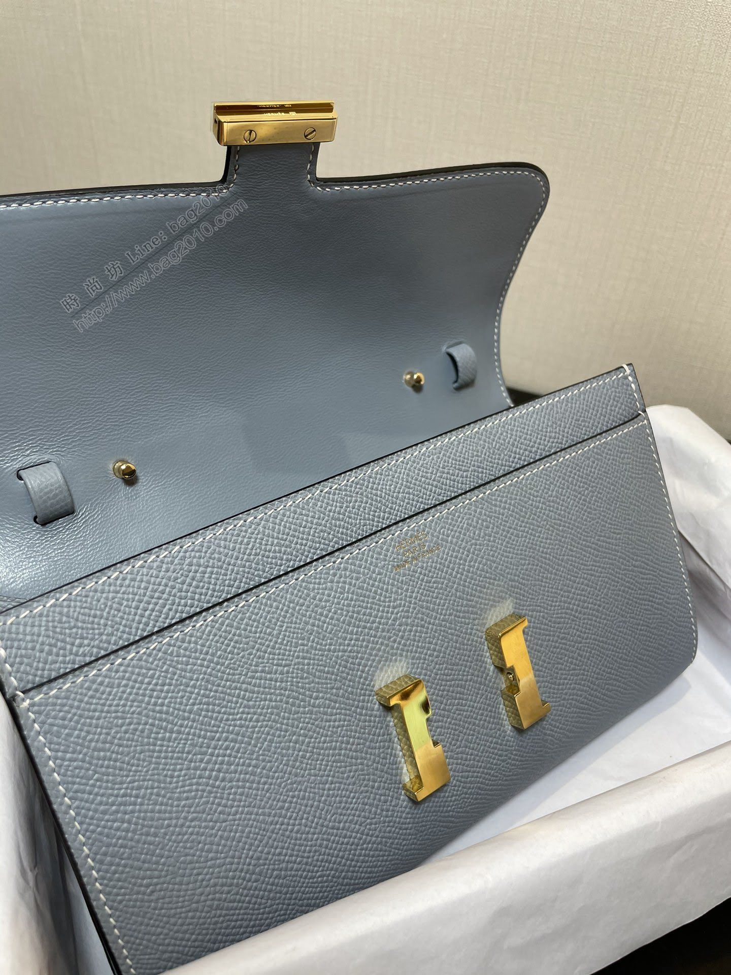Constance小挎包 to go斜挎包 epsom皮 亞麻蘭金扣 康康斜挎女包  am2158